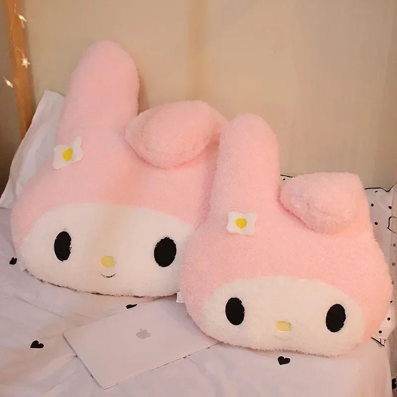 Sanrio My Melody Kuromi Plush Dolls Animal Cartoon Stuffed Toys Cute Soft Plush Pillow Cushion Girls Birthday Xmas Gifts