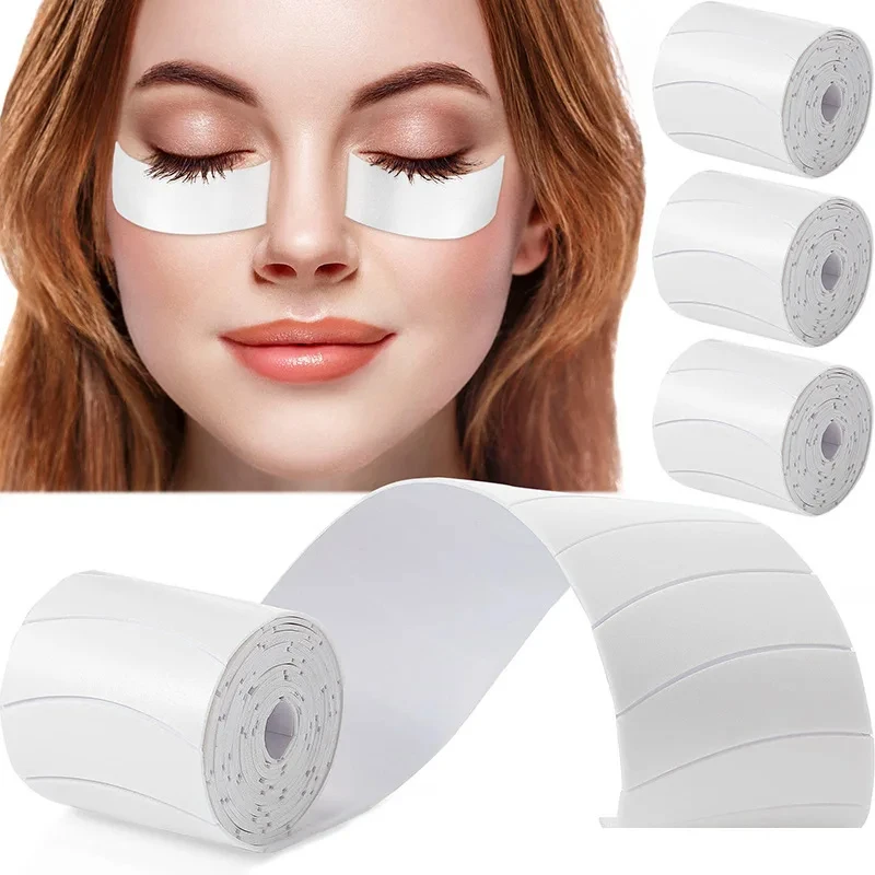 110Pcs Micro Foam Eyepad forniture per ciglia indolore Patch per occhi in schiuma di PE facile da rimuovere nastro adesivi per il trucco sotto la toppa per ciglia