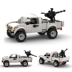 MOC Military Truck Building Blocks Pickup Off road Vehicle Model Weapon Set Boys and Children Toys Gift