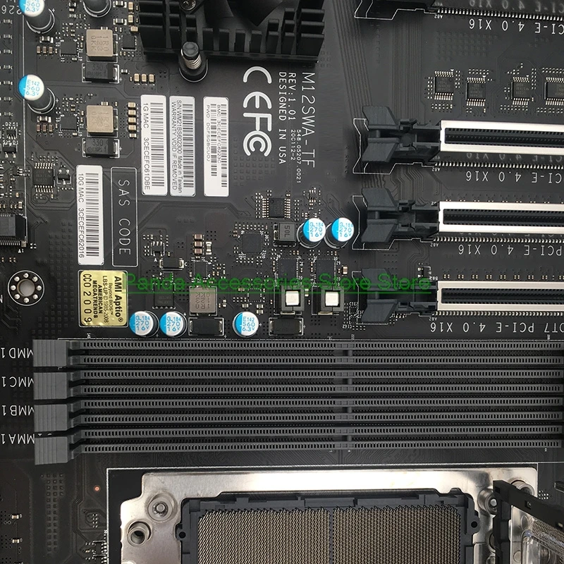 

M12SWA-TF Workstation Motherboard DDR4 PCI-E 4.0 M.2 AMD Ryzen Threadripper PRO 3000WX Series Processor