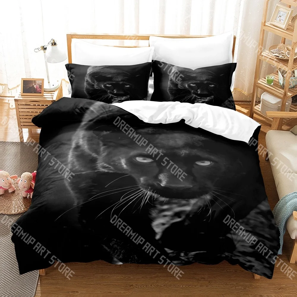Fashion Animal Leopard Bedding Set Single Twin Full Queen King Size Bed Set Kids Bedroom Duvetcover Sets Bed Sheet Set