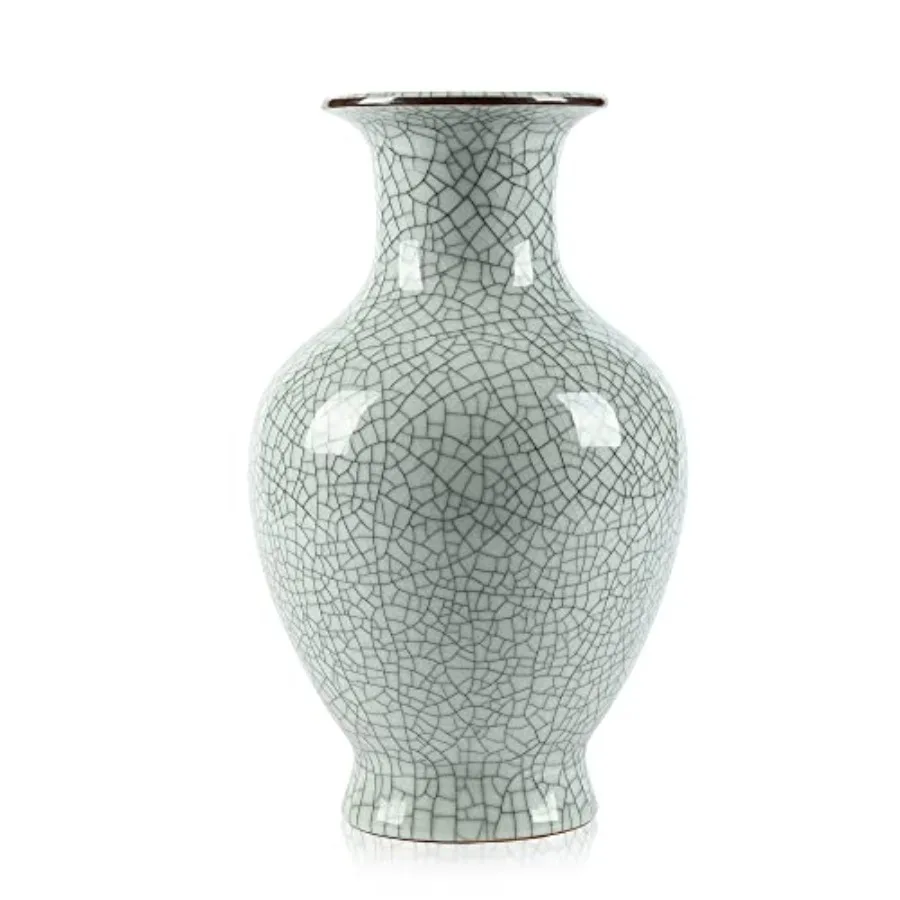 

Chinese Ceramic Art Handmade Antique ice Crack Glaze vases Big China Porcelain Flower Bottle Vase