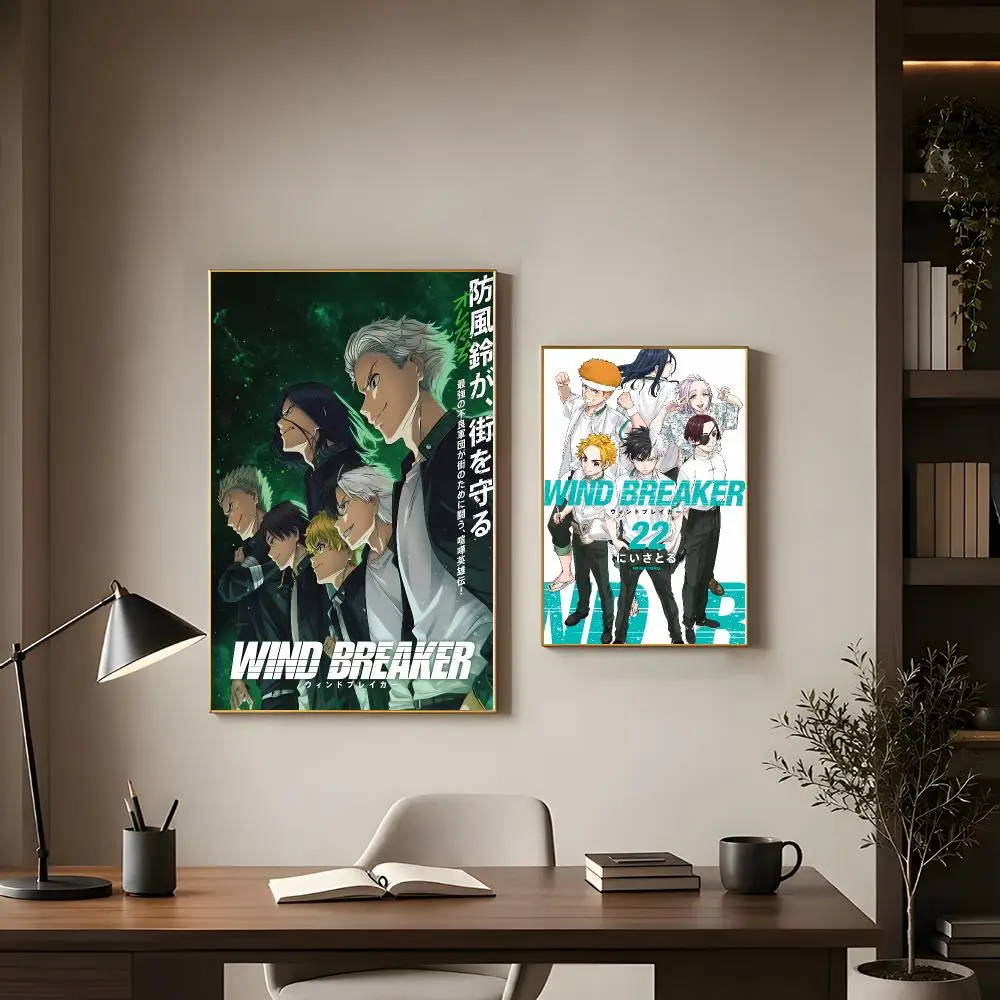 Action Anime W-wind BREAKER Poster Modern Interior Wall Decor & Trendy Home Highlights