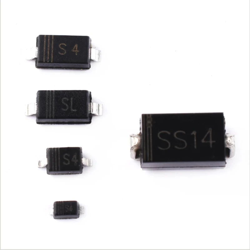 

3000PCS SS14 SS14F SS24F SS34F SS54F SMAF 1A 2A 3A 5A 40V 1KV DO-214AC SMD Schottky Diodes Ultrathin SS24 SS34