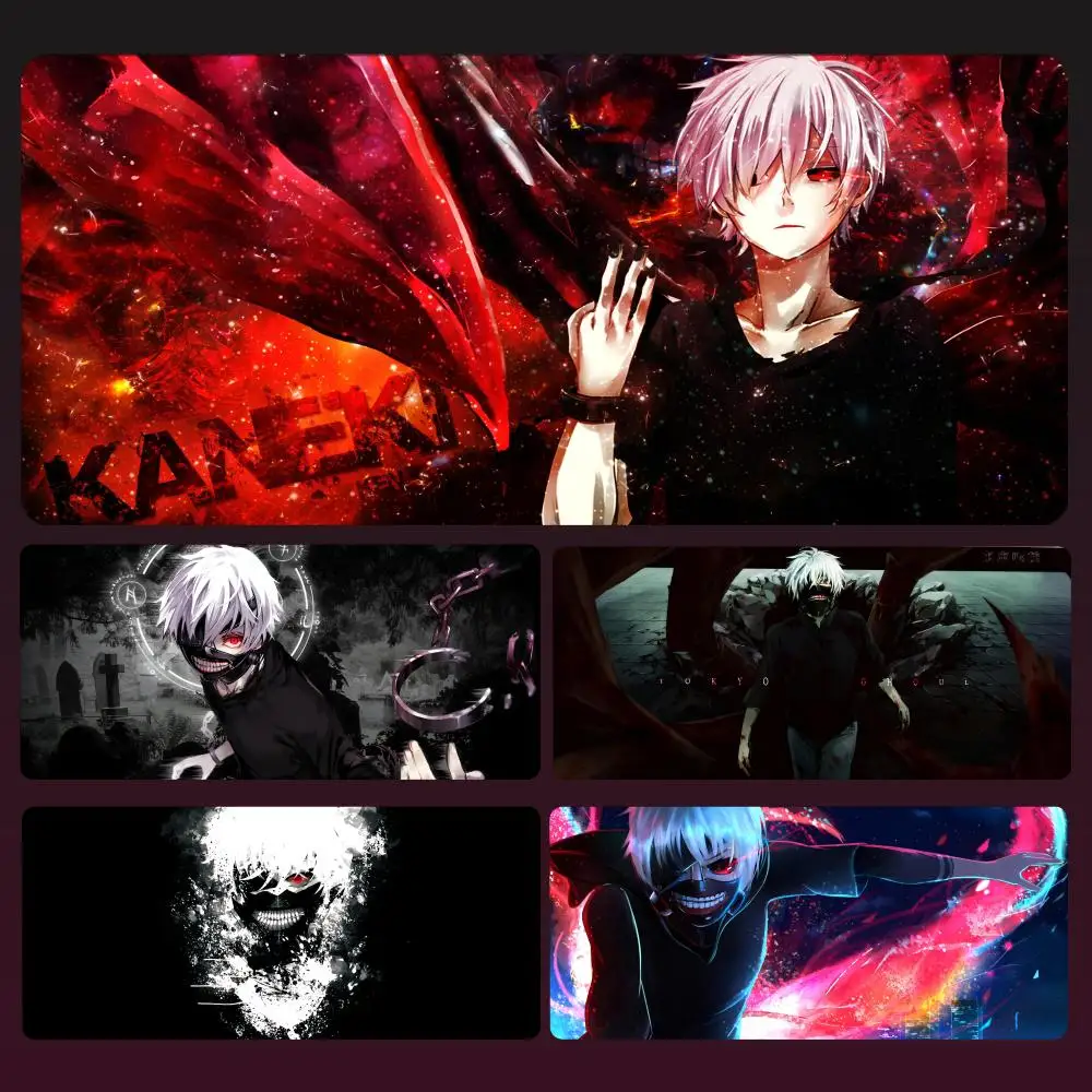 

Anime Tokyo Ghoul Mousepad Large Computer Gaming Accessories MousePads Desk Mats Anti-slip Laptop Soft Mice Pad Mouse Mat