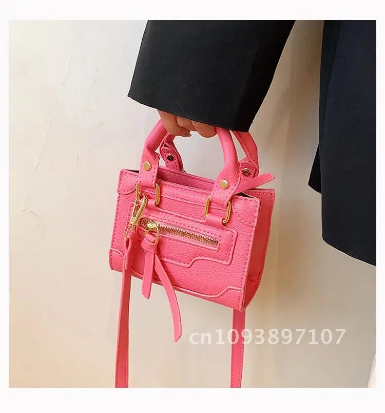 Texture Square For Shoulder Bag Kid's Handbag For Girl Designer Purse Fashion Bags Luxury Bag Shoulder and Mini Pouch Lady Coin