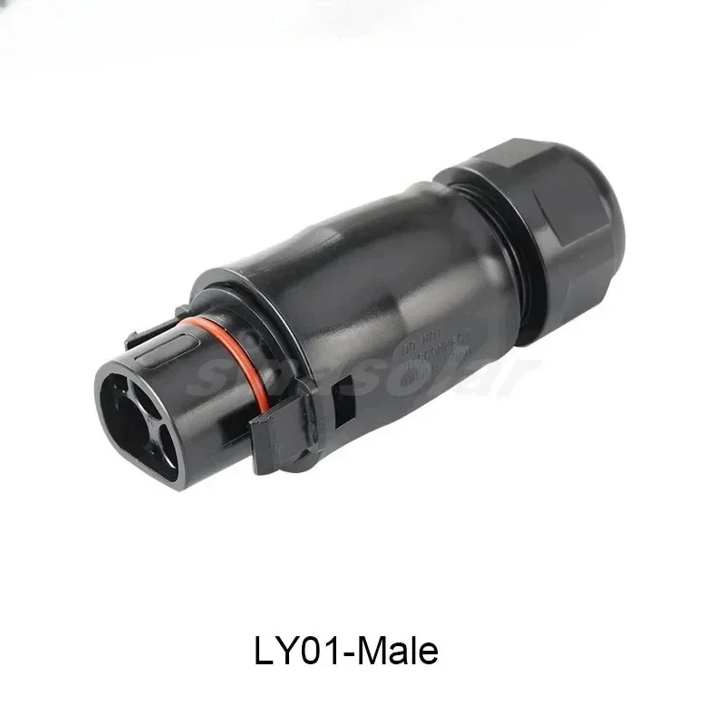 

Deye micro-inverse H07RN-F rubber photovoltaic power cord cable with LY01 i-njection-molded European standard Schuko plug.