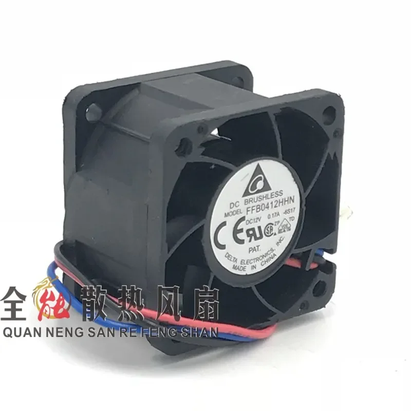 for FFB0412HHN 4028 4cm 12V 0.17A 3-wire 1U server cooling fan