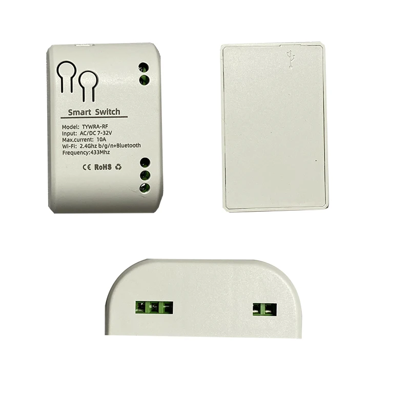 Tuya Smart Life APP Smart Wifi Controler DC12V NO NC COM output Inching Mode Optional remote Controler Use with Electric  Lock