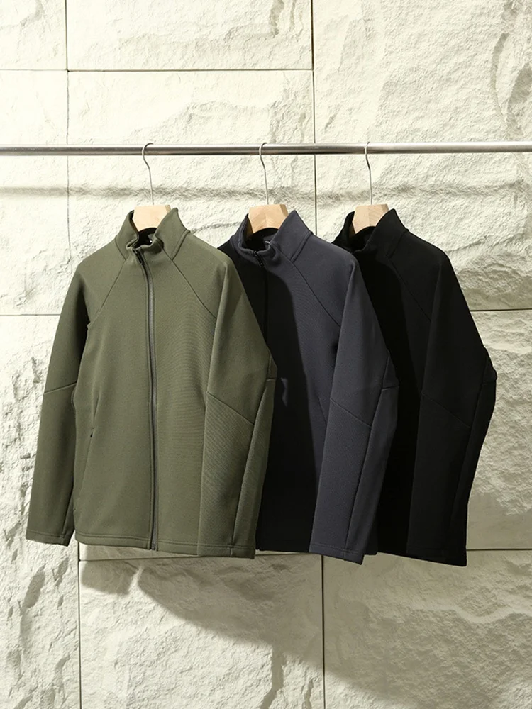 

Lightweight Warm Fce Jaet Men's Autumn Winter Outdoor Stand Fit Youth Faion Daily Wear Long Sve Hooded Coat