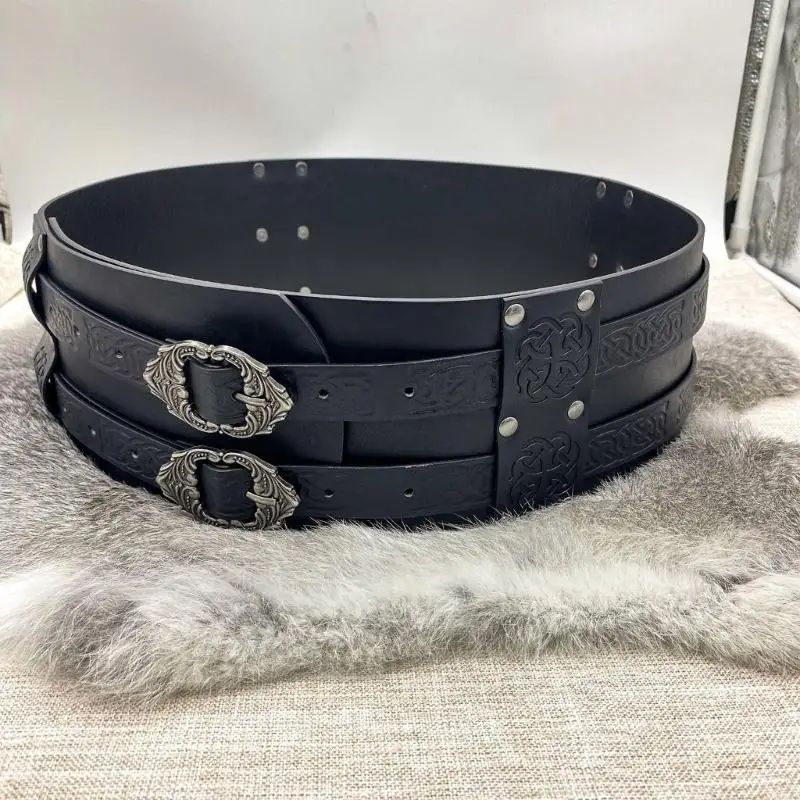 Y51D bằng da rộng Vait Wide Belt Belt Belt Belt