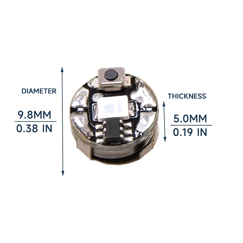 Lampe l'inventaire à LED sans fil pour décoration de maison, style bouton-pression 24.com, modèle de bricolage, robots exécutifs, voitures, 1PC