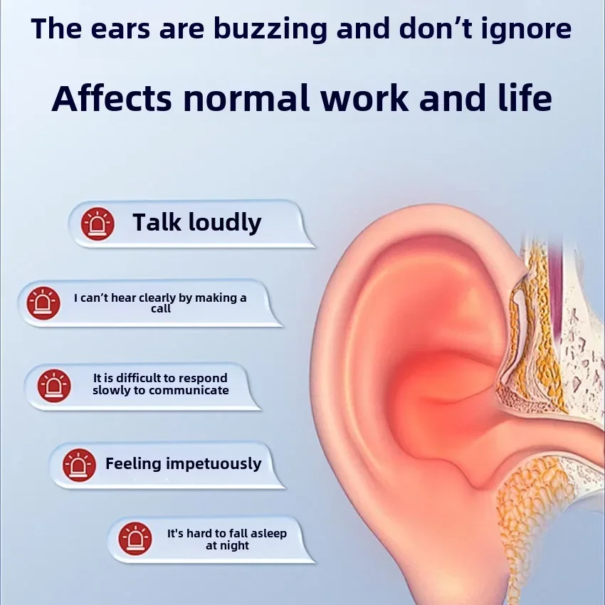 Sanchuan Zhen Ailkang crema de acupuntura crema de salud externa Tinnitus zumbido Neural oreja media pérdida auditiva punto