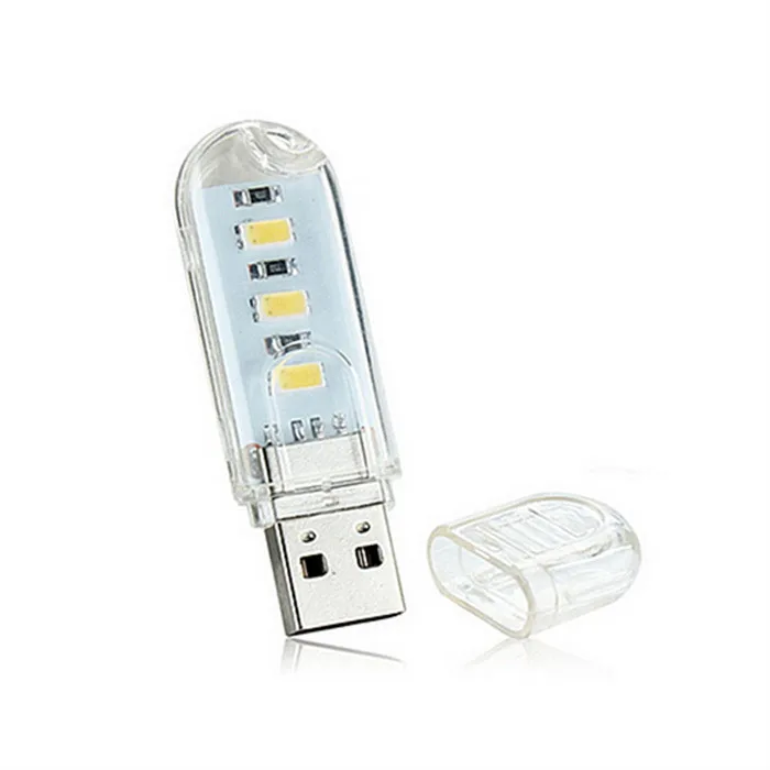 1/5/10PCS USB 야간 조명 휴대용 LED 램프 책 조명 캠핑 노트북을위한 밝은 독서 램프 침실 흰색 따뜻한 야간 조명