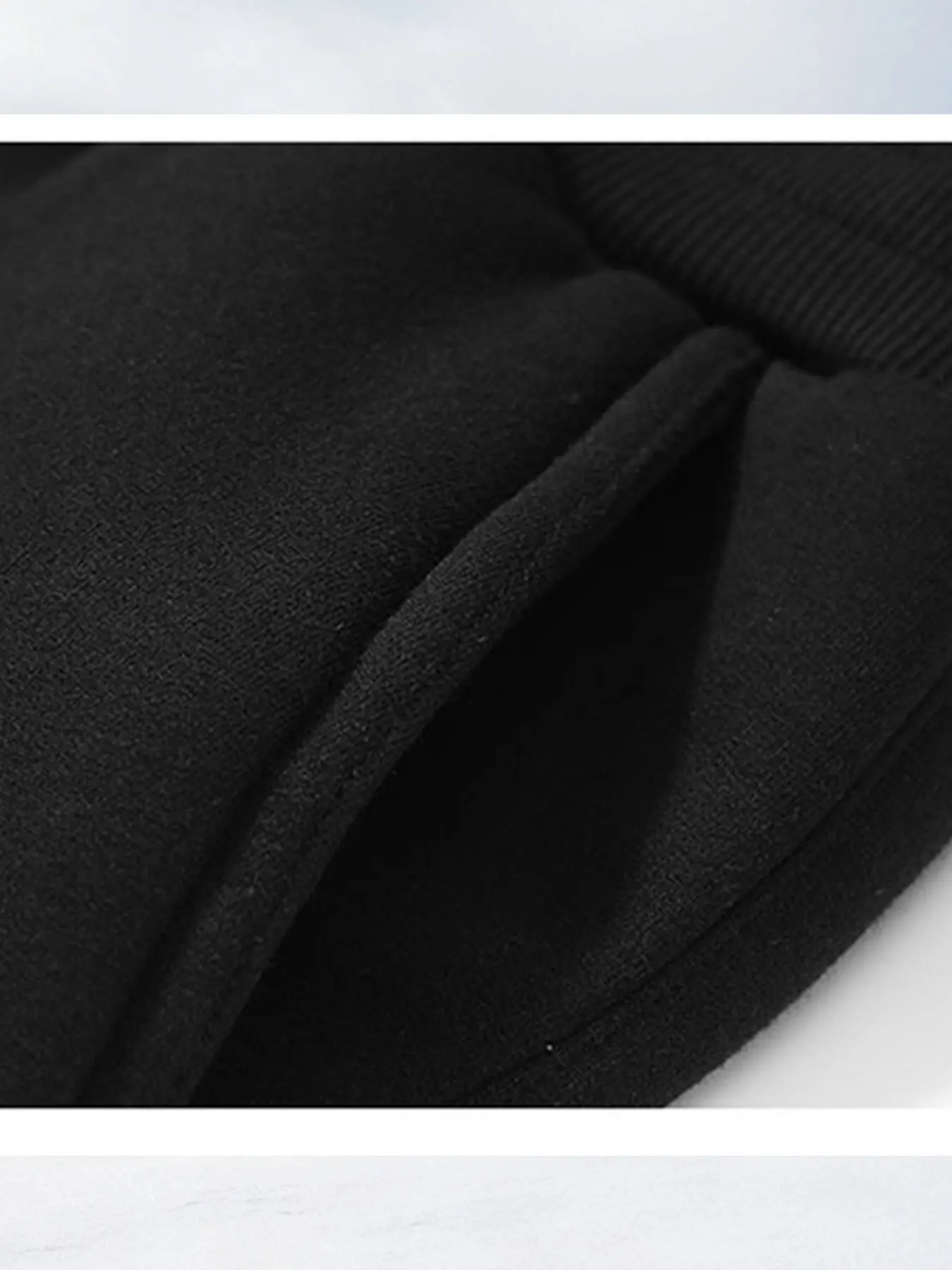 Winterhosen für Herren, 2er-Pack, Sport-Sweatpants, verdickte, warme Hosen, für kaltes Wetter, gefüttert, Herren-Thermo-Hosen, mit Fleece gefüttert. – Detail 5