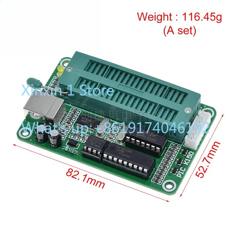 5pcs PIC K150 Microcontroller, Programmer PIC KIT2 3