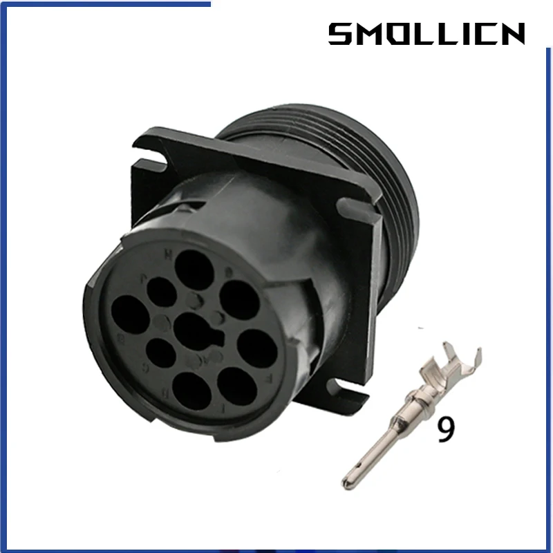 1 Set Deutsch 9 Pin Waterproof Auto Connector Diagnosctic Tool Circular Plug HD16-9-1939P HD16-9-1939S For Track J1939