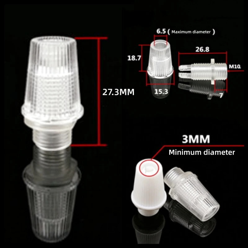 50pcs/pack Pendant lamp wire lock cable plastic cable grips white black transparent brown 007 lamp accessories