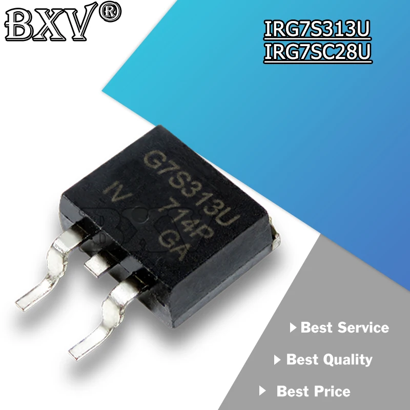 10 PÇS/LOTE IRG7S313U TO263 G7S313U TO-263 IRG7SC28U G7SC28U MOS Transistor de Efeito de Campo G7S313U