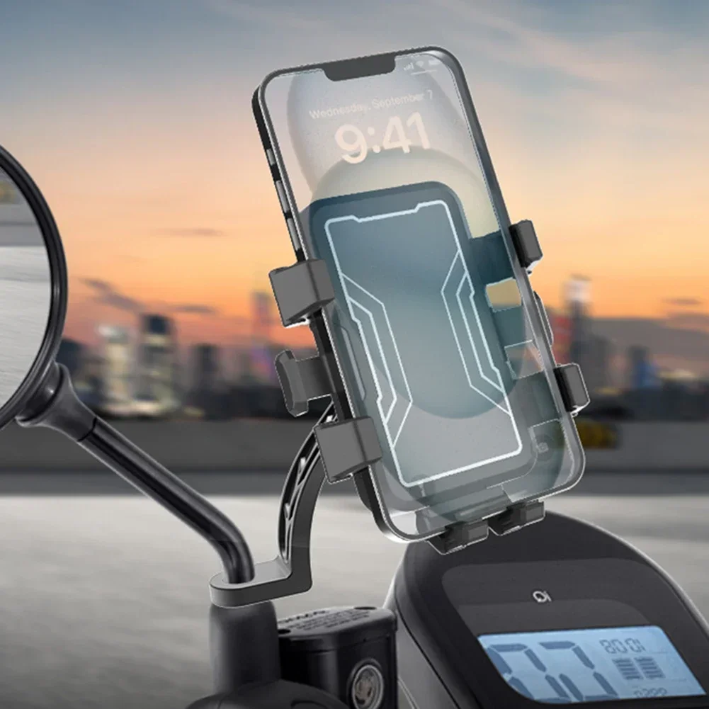 Aluminum Alloy Bicycle Mobile Phone Holder Phone Mount Electric Car Motorcycle Bike Stand Cycling Part Superior Quality Tools