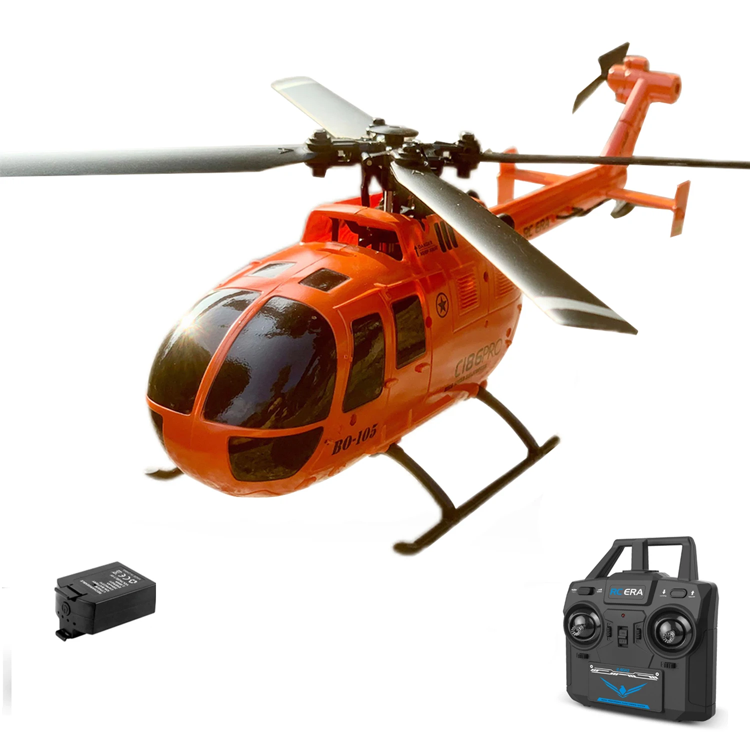 C186S C186 リモートコントロールヘリコプター エルロンレス BO-105 RC