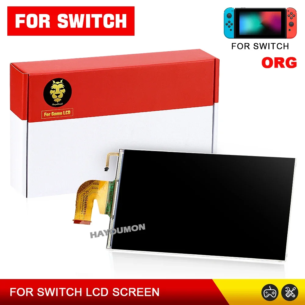 شاشة LCD للتبديل V1 V2 استبدال الأصلي أو OEM شاشة الكريستال السائل الزجاج الجمعية لوحدة تحكم ألعاب التبديل NS #6