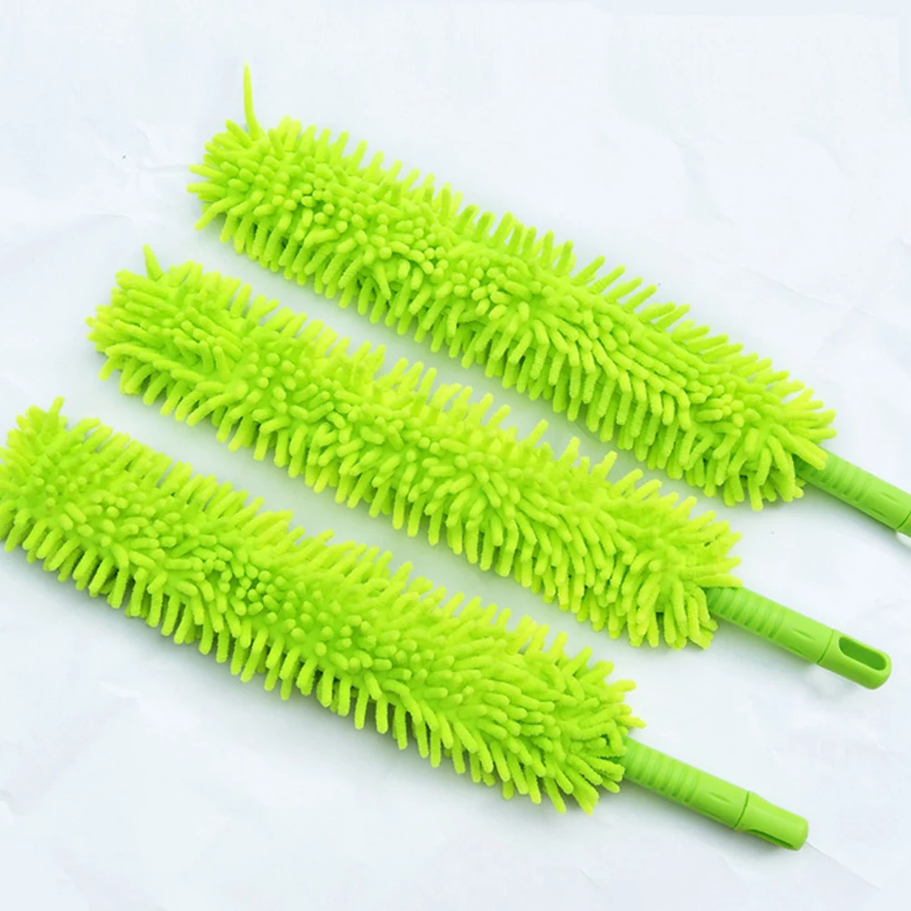 

Microfiber Duster Large Size Bendable Head for Car Furniture Cleaning Green Long H Dusting Tool Easy to Clean Practical Home