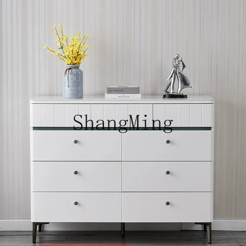 

FG simple modern bedroom bedside locker light luxury five-bucket living room large capacity storage cabinet