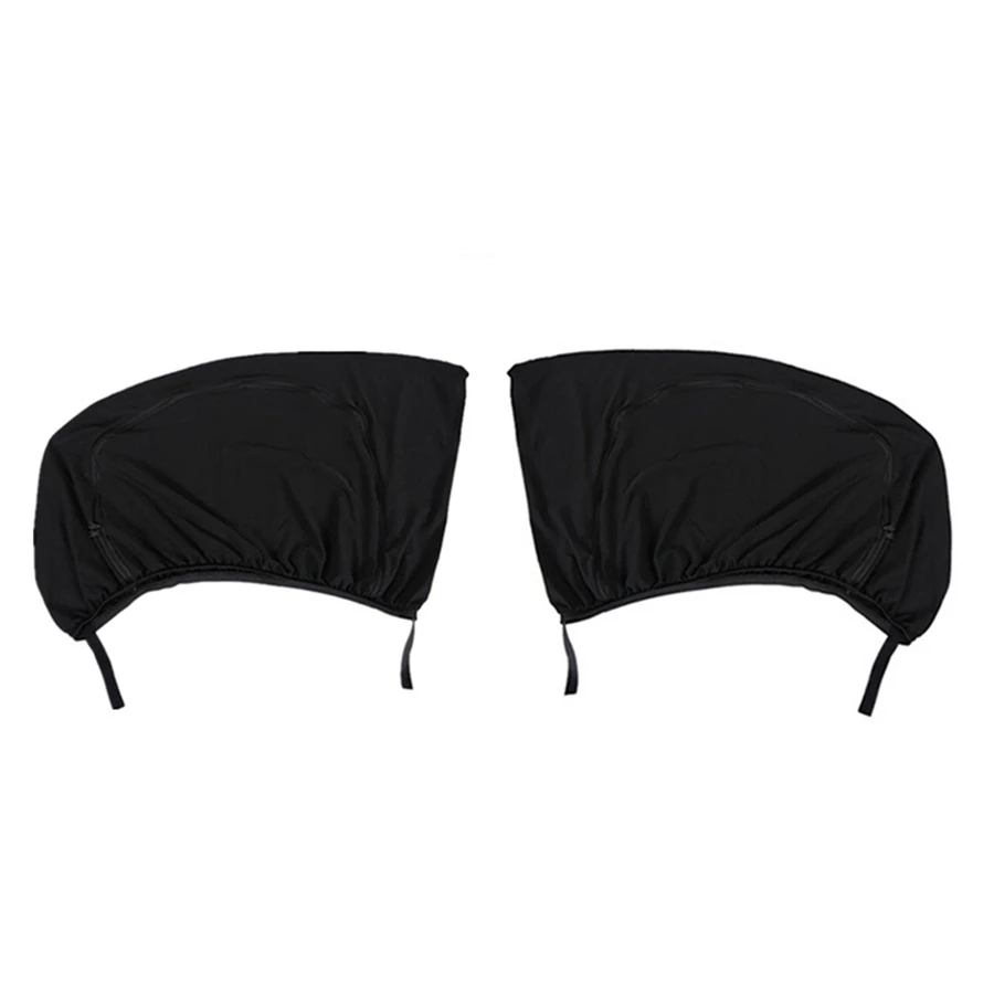 

Double layer With zipper Car Front Side Window Sunshade Sun Shade Cover UV Protect perspective mesh Velcro Universal