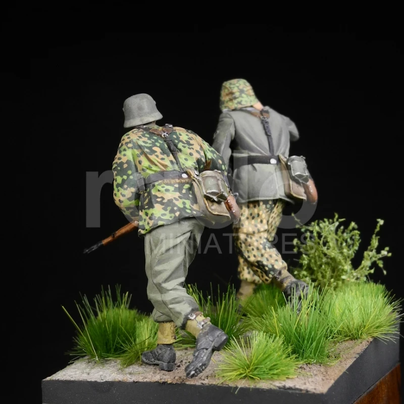 1/35 Scale Resin Figures Model Assembled Kits GK Military Figures Military 2 Persons Unassambled Unpainted DIY Hobby modelos