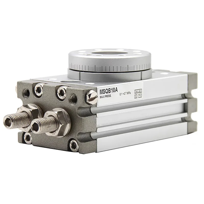 MSQB/A 90°/180°Degree Swing Rotary Air Pneumatic Cylinder MSQA MSQB10A/20A/30A/50A-70R100R200R With Magnet And Hydraulic Buffer