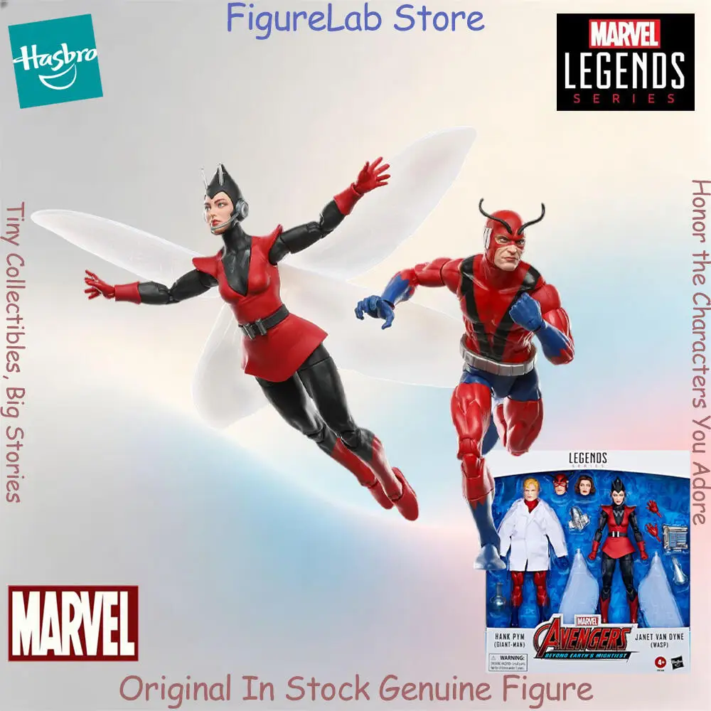 Figura Oficial Original de Hasbro Marvel Legends, Ant-Man, Hank Pym, Wasp, Janet Van Dyne, Anime Marvel, Modelo de Acción, Juguete en Caja