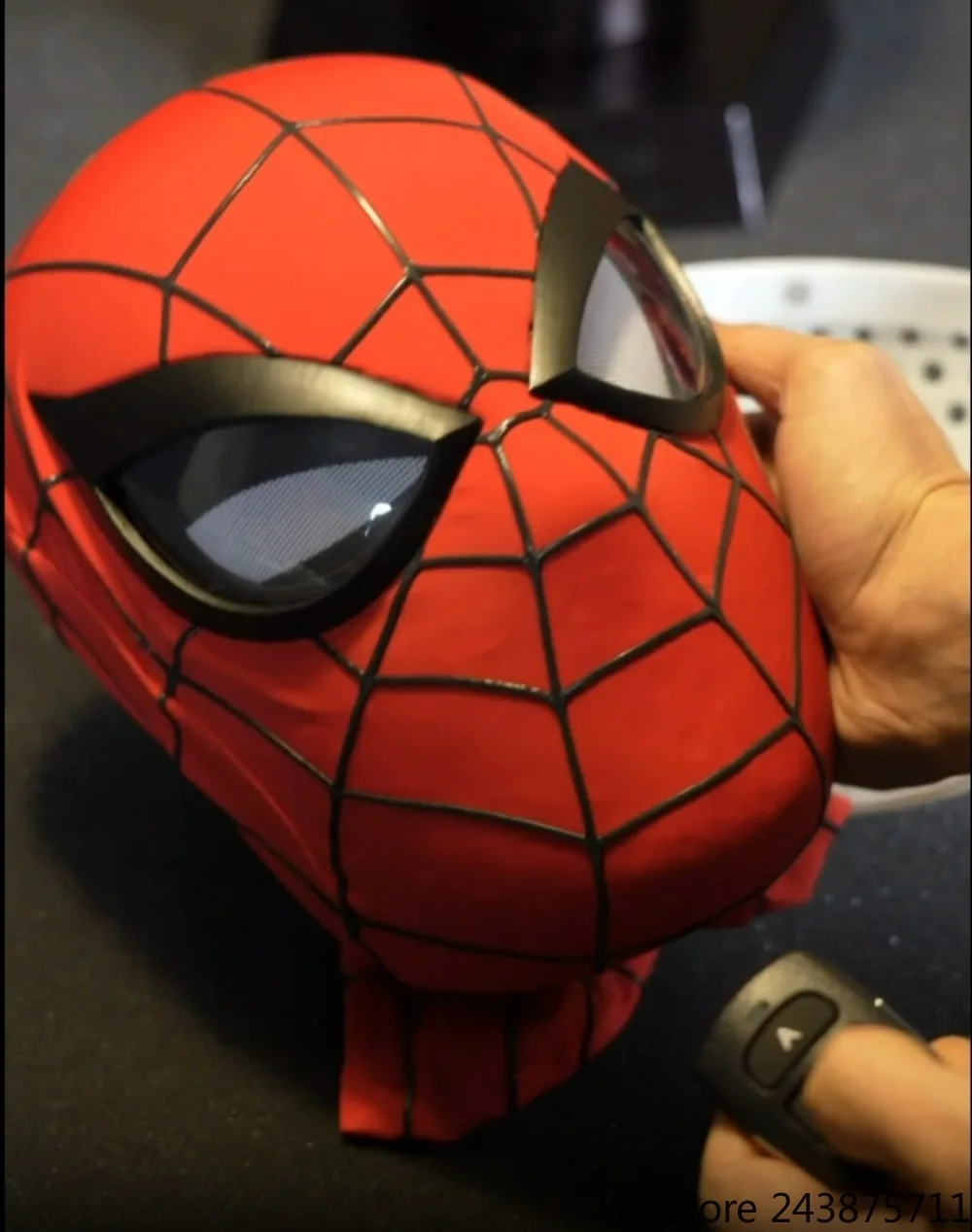 Full Head Spderman Mask Electric PS4 Spiderman Helmet Remote