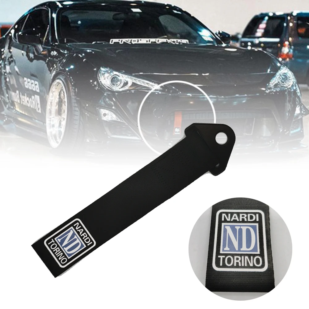 

26cm ND Towing Rope High Strength Nylon trailer Tow Ropes Racing Car Universal Tow Eye Strap Tow Strap Bumper