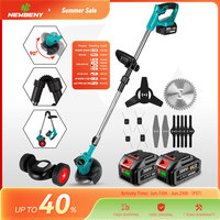 Cordless Electric Lawn Mower Foldable Adjustable Trimmer Efficient Garden Pruning Cutting Power Tools For  18V Battery