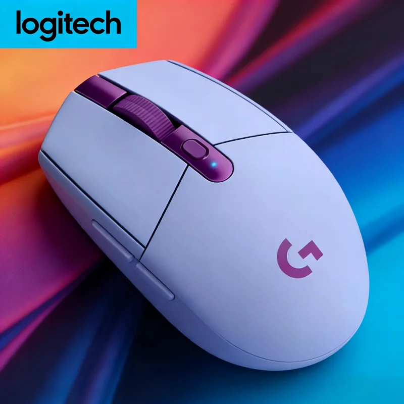 ロジクール-g305-ワイヤレス-デュアルモード-プロ仕様ゲーミングマウス、鮮やかなカラーで多くのプレイヤーに愛用されている、ブラックマウス、ホワイトマウス
