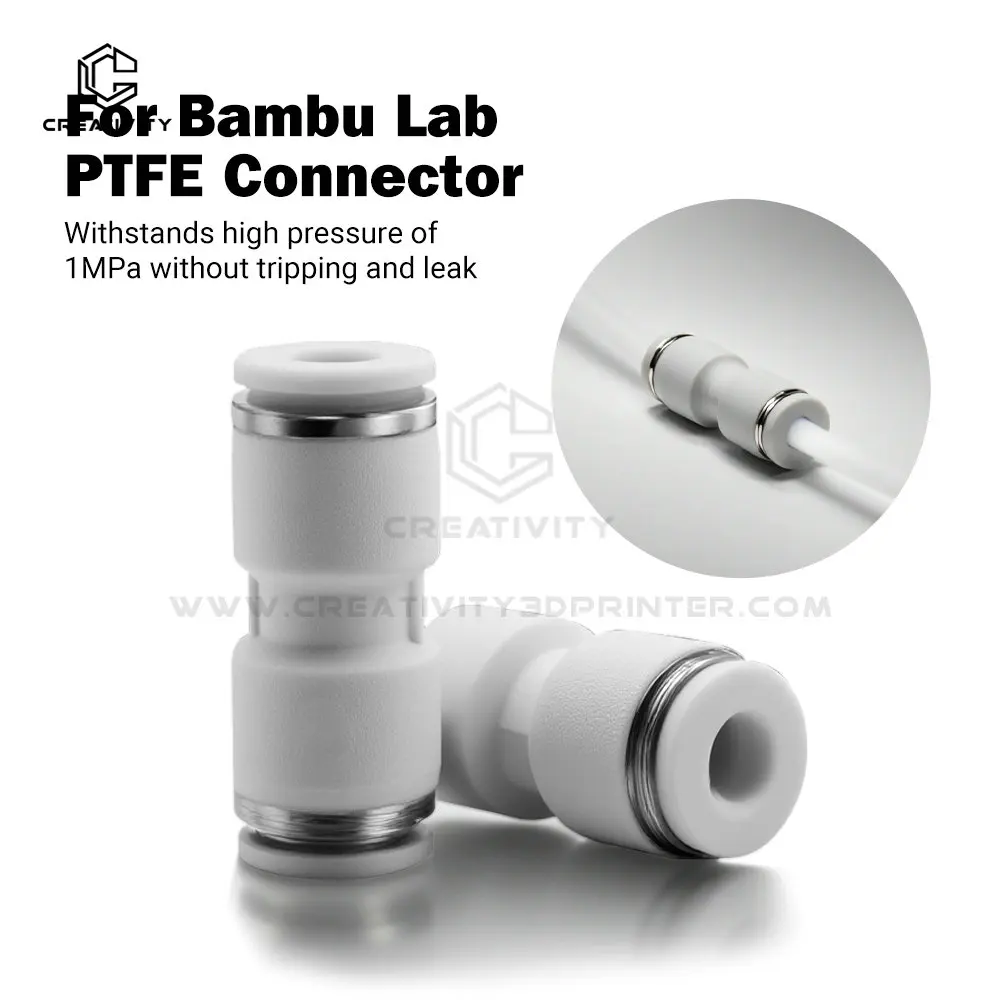 

Pneumatic Fitting For BambuLab X1C X1 P1P P1S 3D Printer PTFE Tube 1.75mm Filament Extruder Bambulab AMS Pneumatic Connector