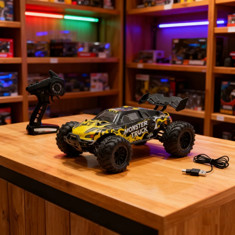 1:16 SY-1606 مقياس كامل الدفع الرباعي عالية السرعة Rc سيارات لعبة 390 فرش محرك مغناطيسي قوي لعبة التحكم عن بعد الأولاد هدية #4