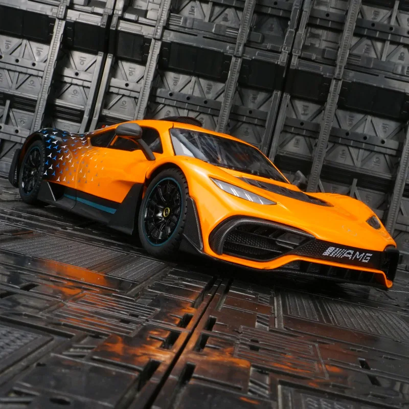 Il bagagliaio e il cofano dell'auto modello di auto sportiva in lega di grandi dimensioni 1:18 può essere aperto ha funzioni di suono e illuminazione, dettagli ricchi