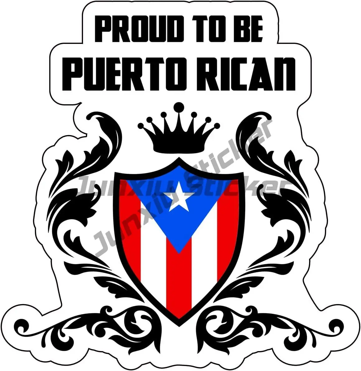

Ripped Puerto Rico Flag Vinyl Sticker Puerto Rican Tainuo Coqui Frog Map Country Code PR Windows Cars Trucks Walls Stickers