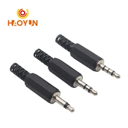 【10PCS】3.5mm 2/3/4 Pole mono Audio Connectors Jack Plug Headphone Male Adapter 3.5mm jack plug 3.5 Male Plug Wire Terminals H10