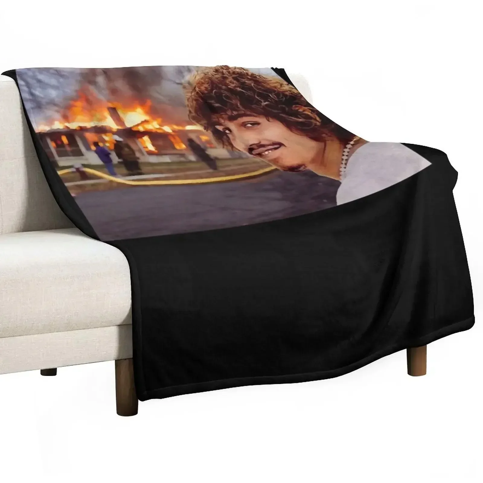 Josh Kiszka likes fire Throw Blanket Decorative Throw Luxury Designer Moving Blankets