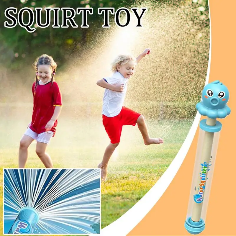 Firework Water Soaker Cartoon Water Squirter Toy Outdoor Backyard Beach Pool Activities Soaker Squirt Toys for Summer