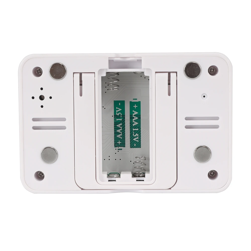 ميزان حرارة رقمي لاسلكي عالي الدقة للثلاجة والفريزر ومراقبة درجة الحرارة وسجل 2 أجهزة استشعار لدرجة الحرارة إنذار -40 ℃ ~60 ℃