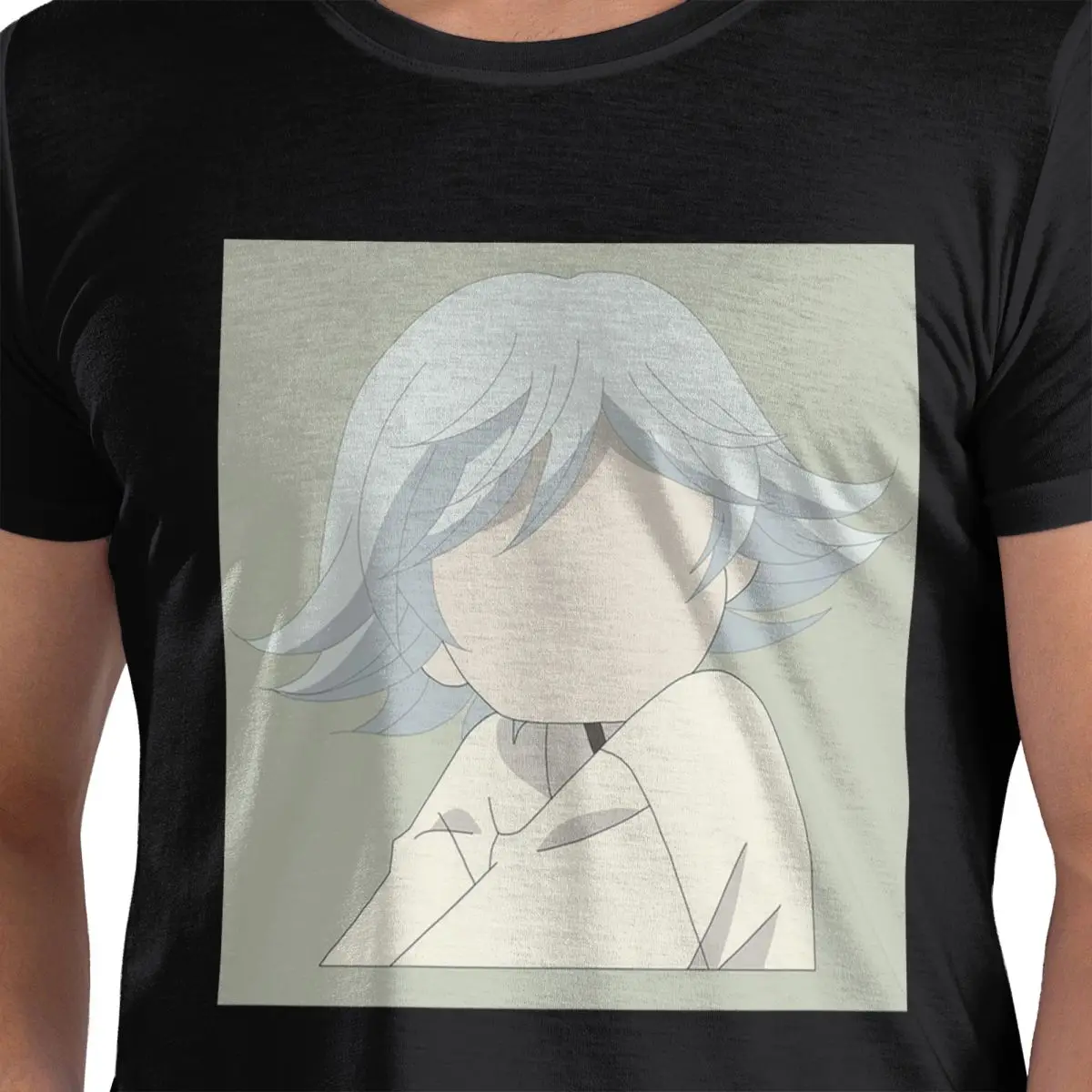 

Футболка Mizuki Silver-Haired Chibi с трансформацией, 100% хлопок, мужские классические футболки, мужские футболки с круглым вырезом и коротким рукавом, S-6XL