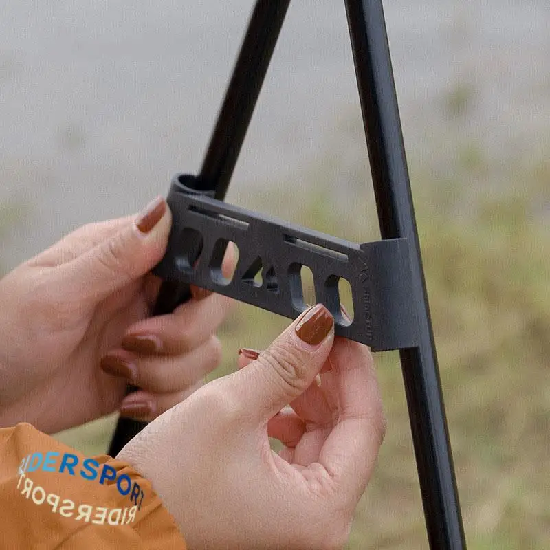 ShineTrip Multi functional Outdoor Tripod Stable Buckle Lightweight Tactical Expansion Hanger Camping Tripod Side Buckle