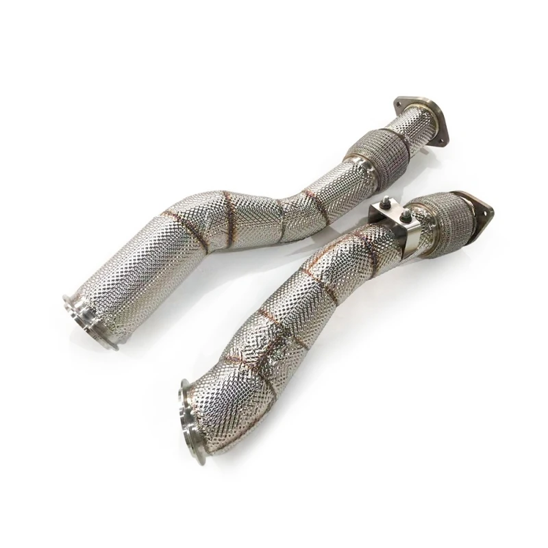 stainless steel exhaust downpipe straight through downpipe for BMW X3M/X4M F97/F98 3.0T 2019-2023