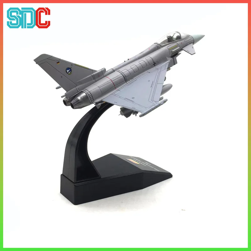 

European Typhoon EF2000 German Air Force Simulation Alloy Fighter Aircraft Model 1/100 Scale Collectible Toy Vehicle Model