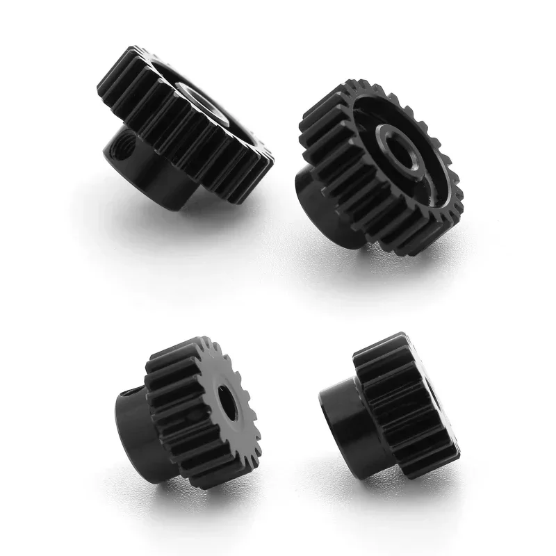 4pcs Metal 18T 19T 23T 24T Pinion Gear Moter Gear for Tamiya TT01 TT02 TB02 TA05 RC Car Upgrade Parts Accessories