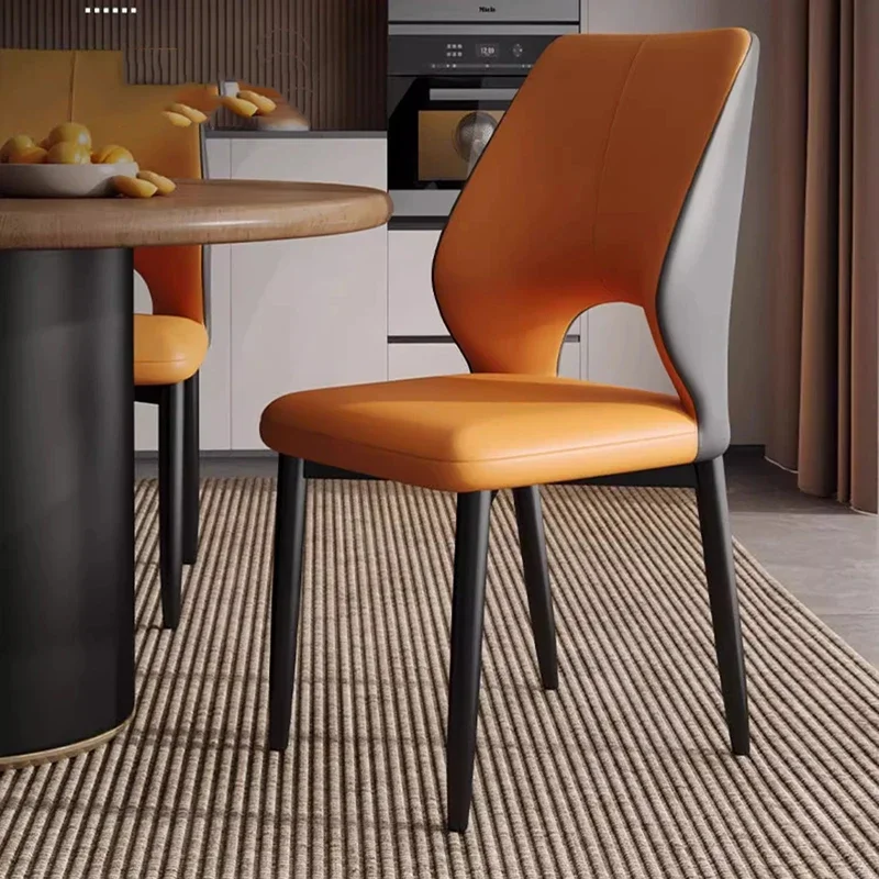 高級イタリアのダイニングチェアモダンヴィンテージ寝室ミニマリストダイニングチェア北欧白シラスパラサラデエスター家具